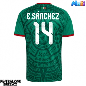 Mexiko Erick Sanchez #14 Domácí Dres MS 2026 Krátký Rukáv